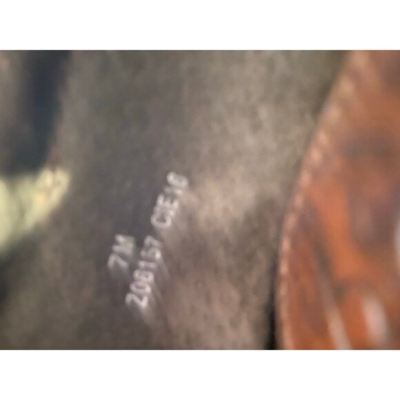 B.O.C. Born Concept Brown Floral Embosed Women Sz 7 Slip On Clogs Arch Suprt BOC - Picture 4 of 10